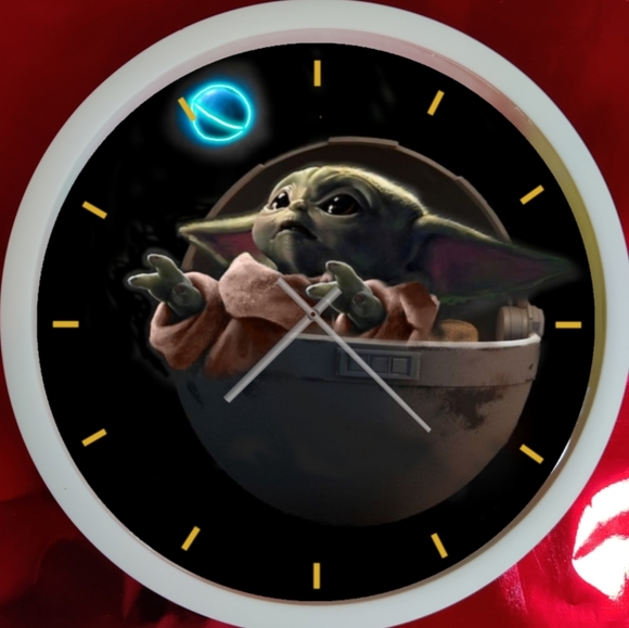 COPY Grogu wall clock